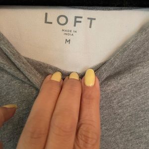 Loft dressy Tee with split back